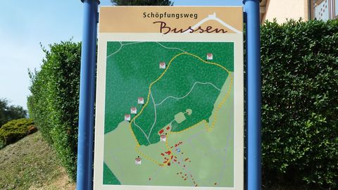 Hinweistafel am Schöpfungsweg