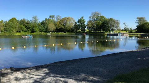 Schwimmerbereich im Naturfreibad Uttenweiler