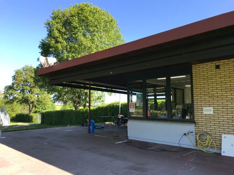 Kiosk im Naturfreibad Uttenweiler